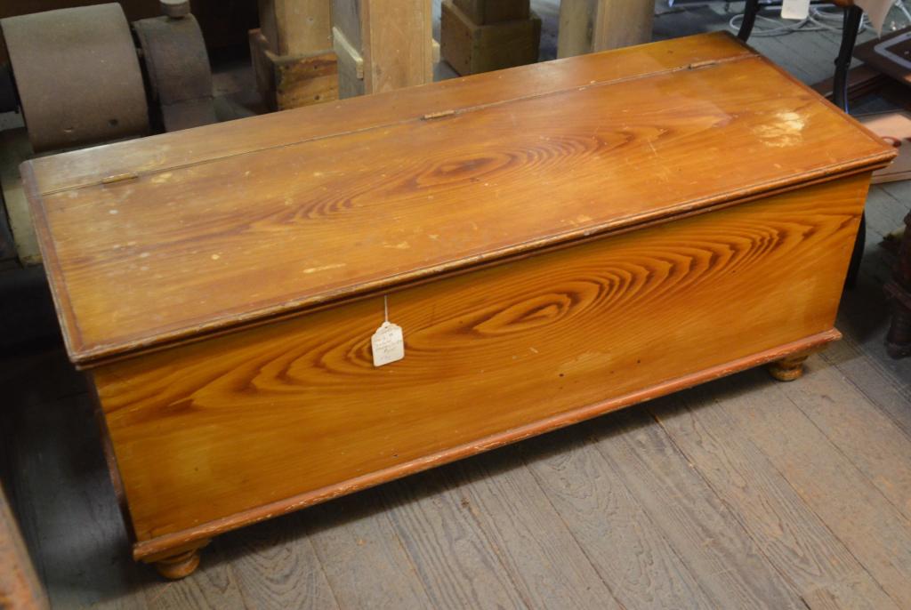 19Th Century Softwood Grain Decorated Wood Box (1 of 4)