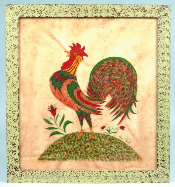 Bill Rank Theorem Depicting Rooster on Mound, poly