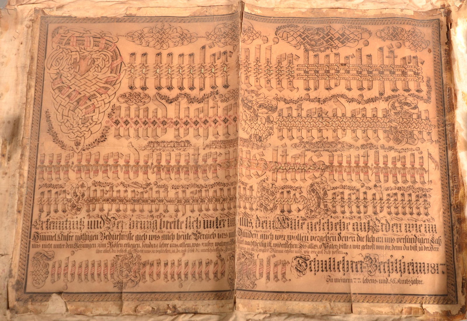 1817 German School-Work Manuscript (1 of 4)