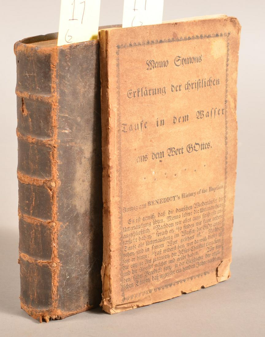 Germantown New Test + Menno Simons Ohio? Imprint (1 of 4)