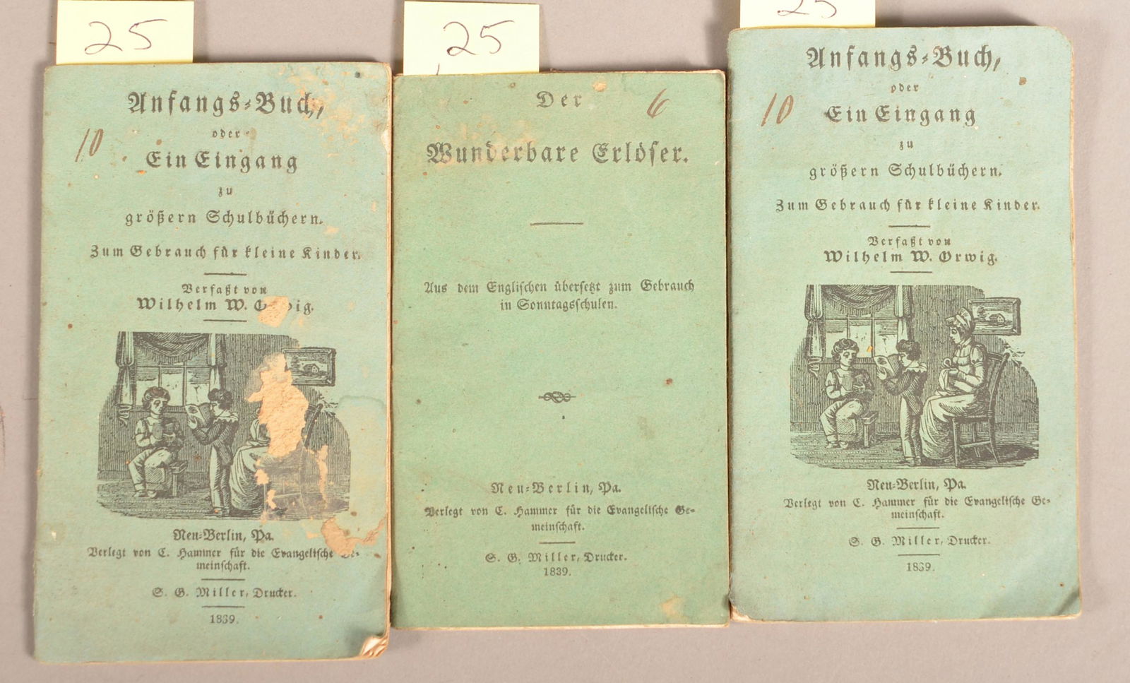 Three Penna German Chapbooks 1839 (1 of 1)