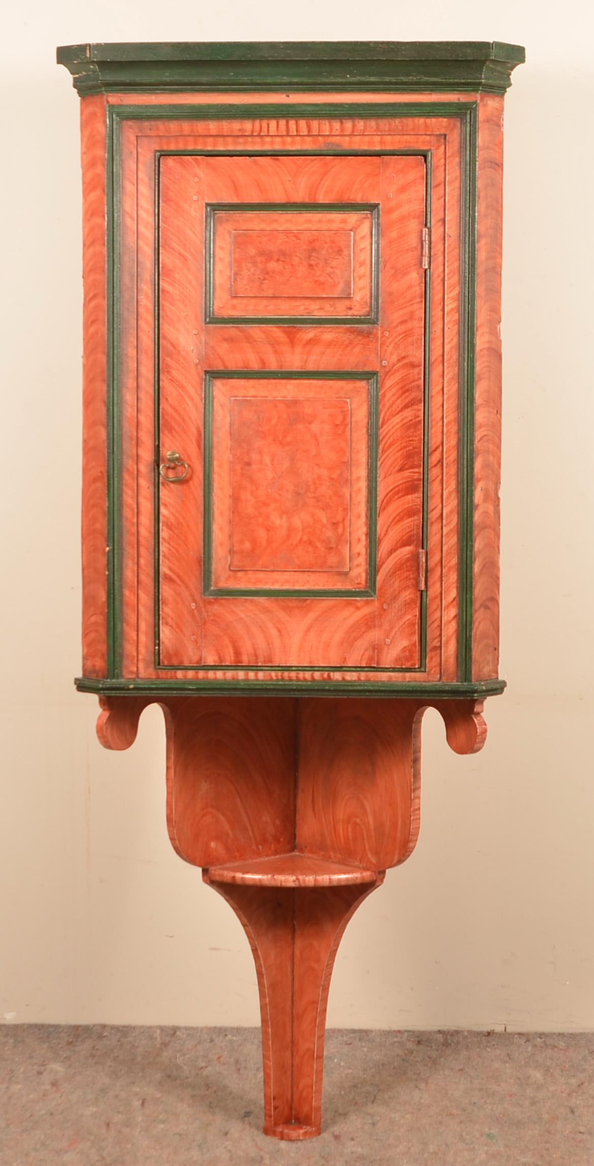 PA Softwood Hanging Blind-Door Corner Cupboard. (1 of 9)