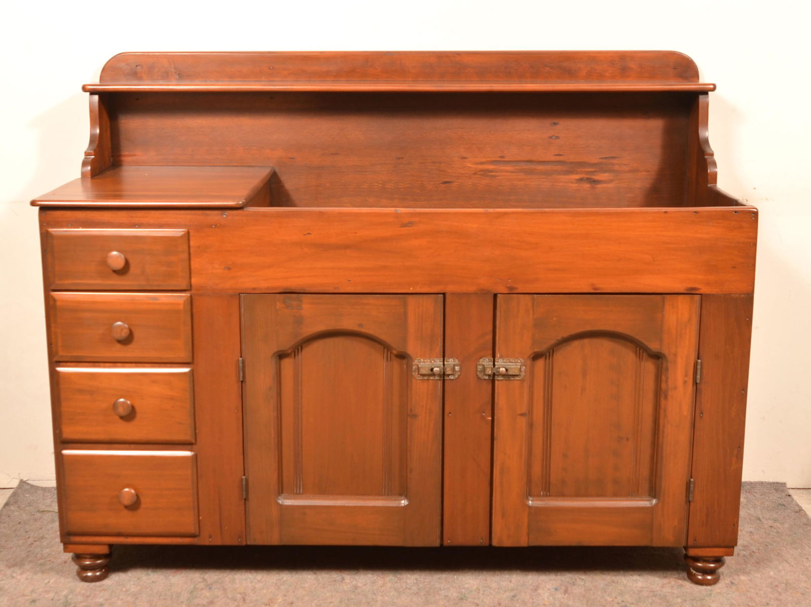 Pennsylvania 19th Century Softwood Drysink. (1 of 5)