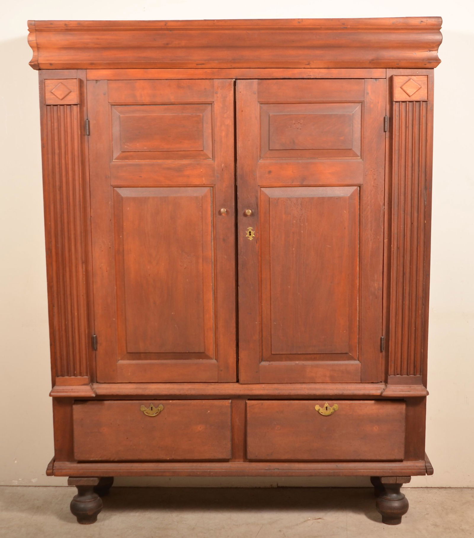 Late 18th Century Architectural Gumwood Kas. (1 of 5)