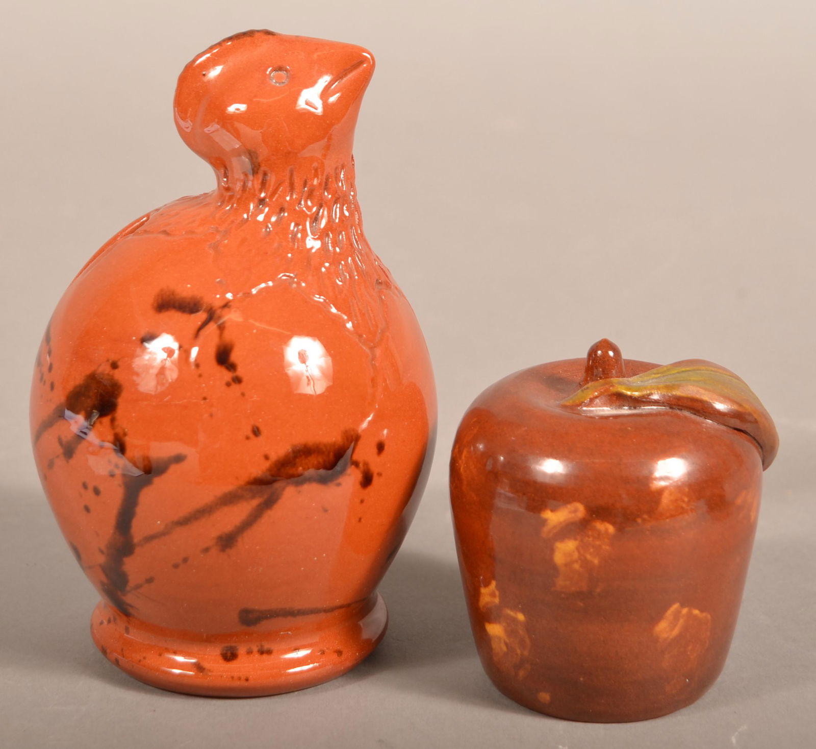 Two Breininger Pottery Figural Still Banks. (1 of 3)