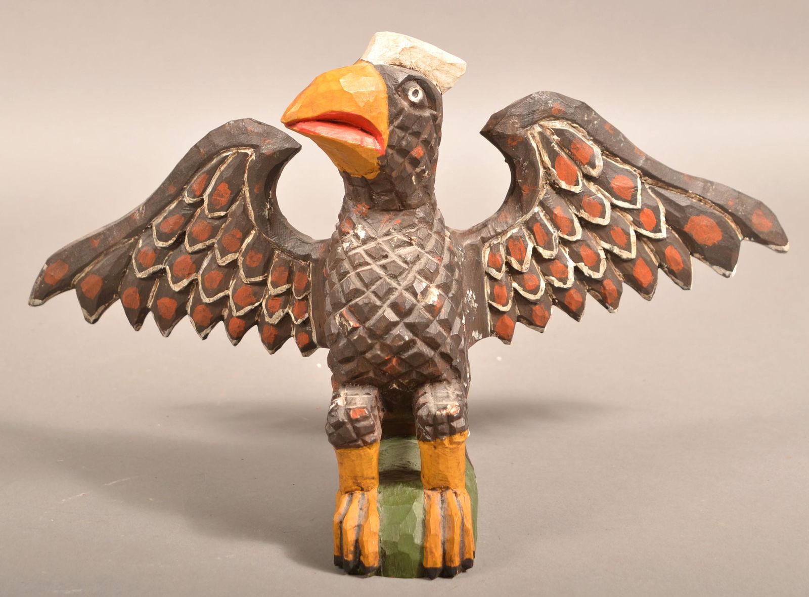 Strawser Schimmel Type Contemporary Folk Art Eagle. (1 of 3)