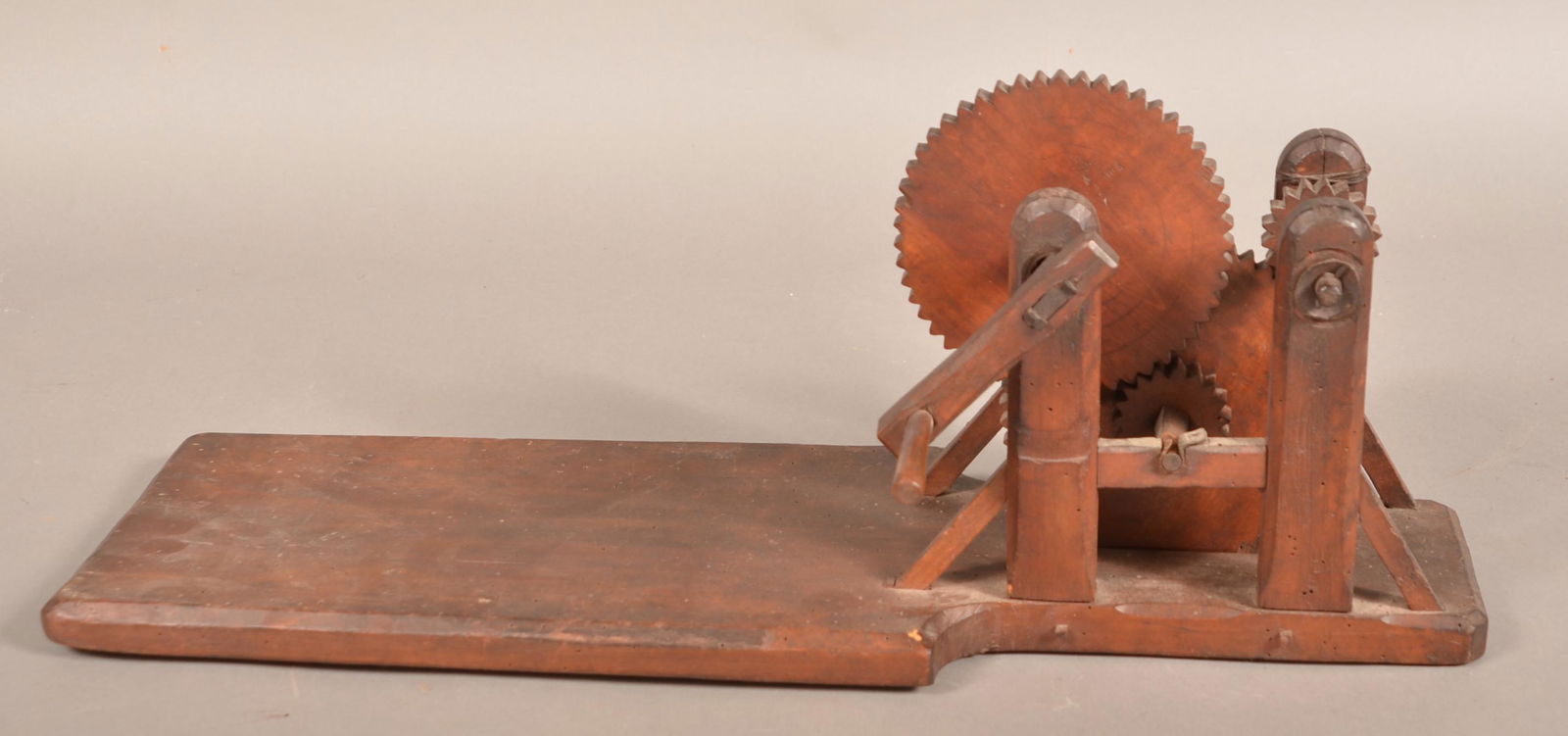 19th Century Wooden Apple Peeler. (1 of 3)