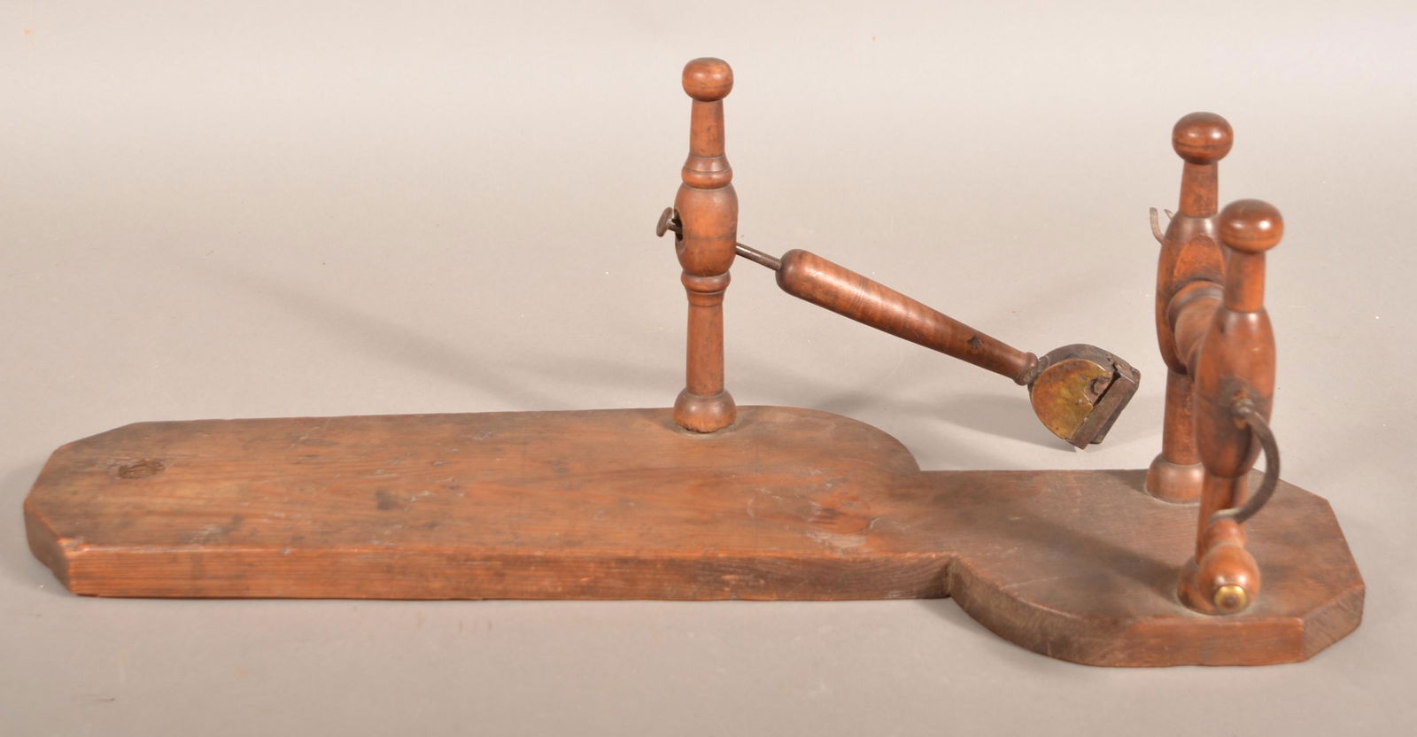 19th Century Wooden Apple Peeler. (1 of 3)