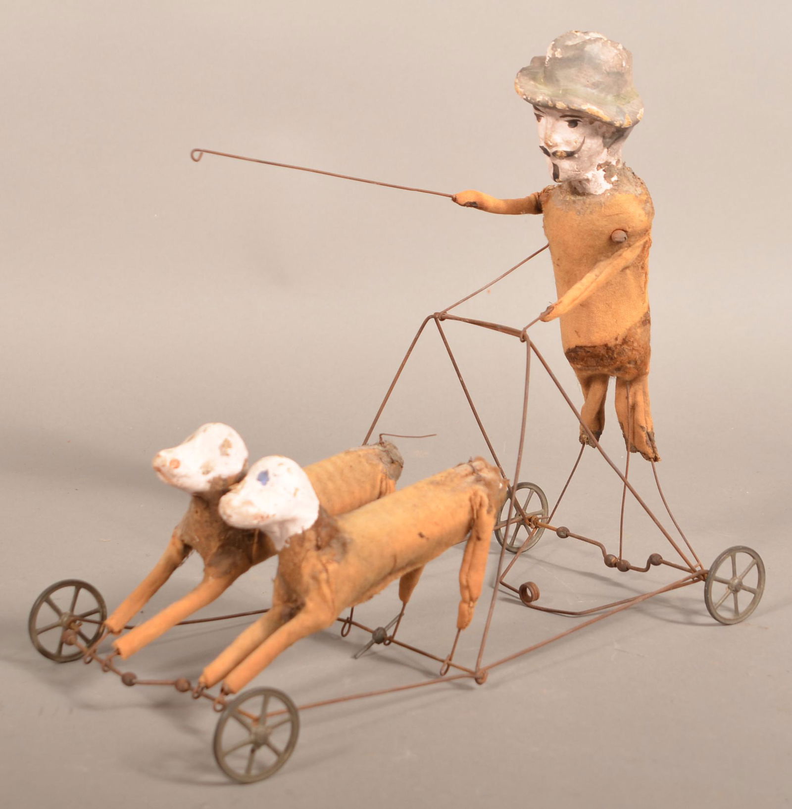 Antique German Composition Pull Toy. (1 of 2)