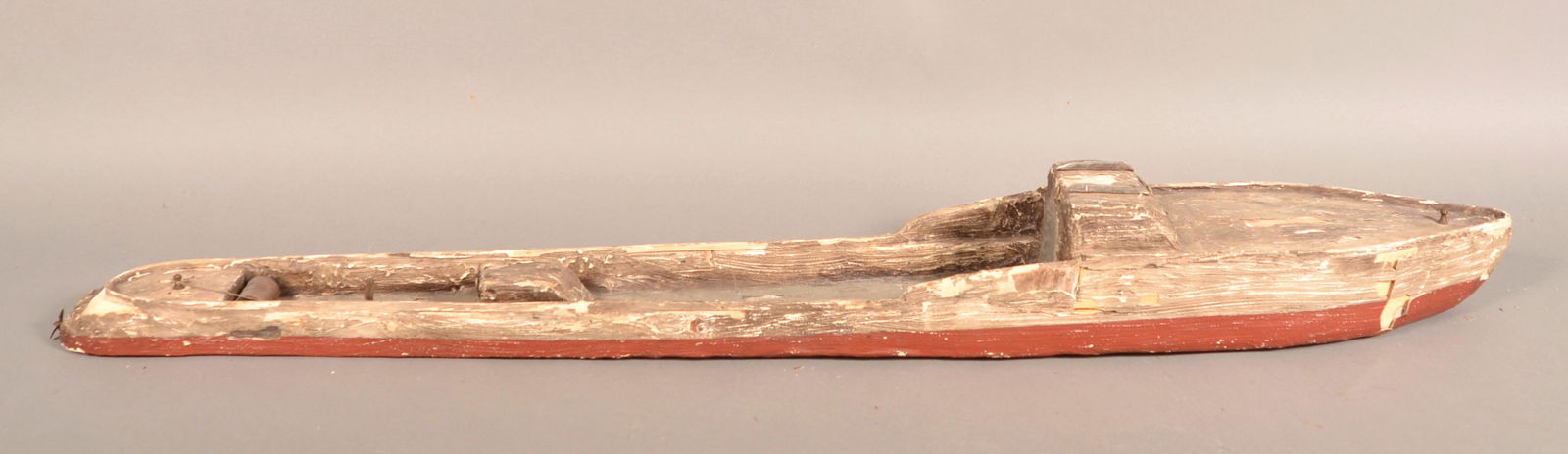 Wood Model of a Chesapeake Bay Crabbing Boat. (1 of 6)
