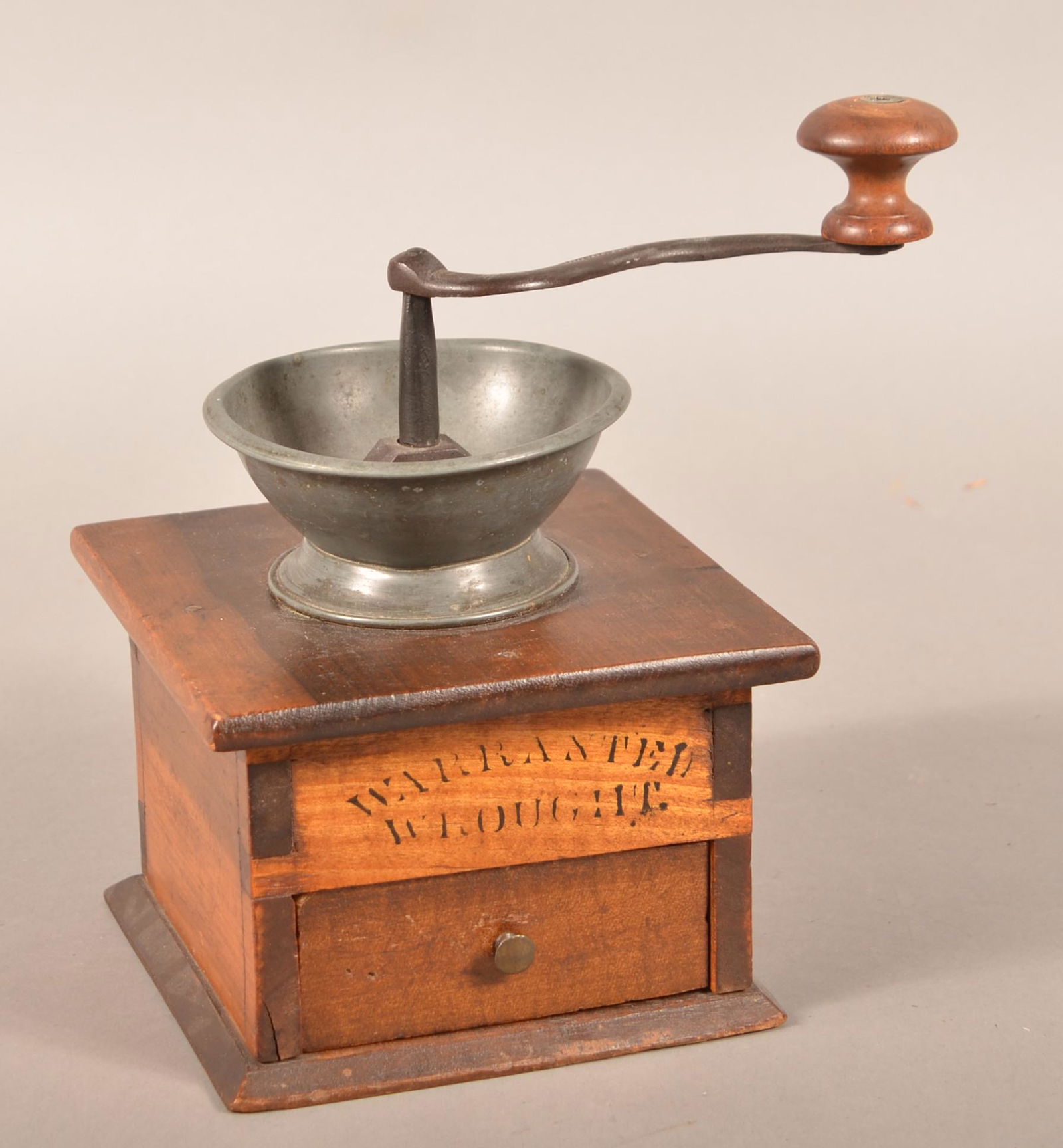 Signed T. Hessen Bruch & Co. 19th Century Coffee Mill. (1 of 4)