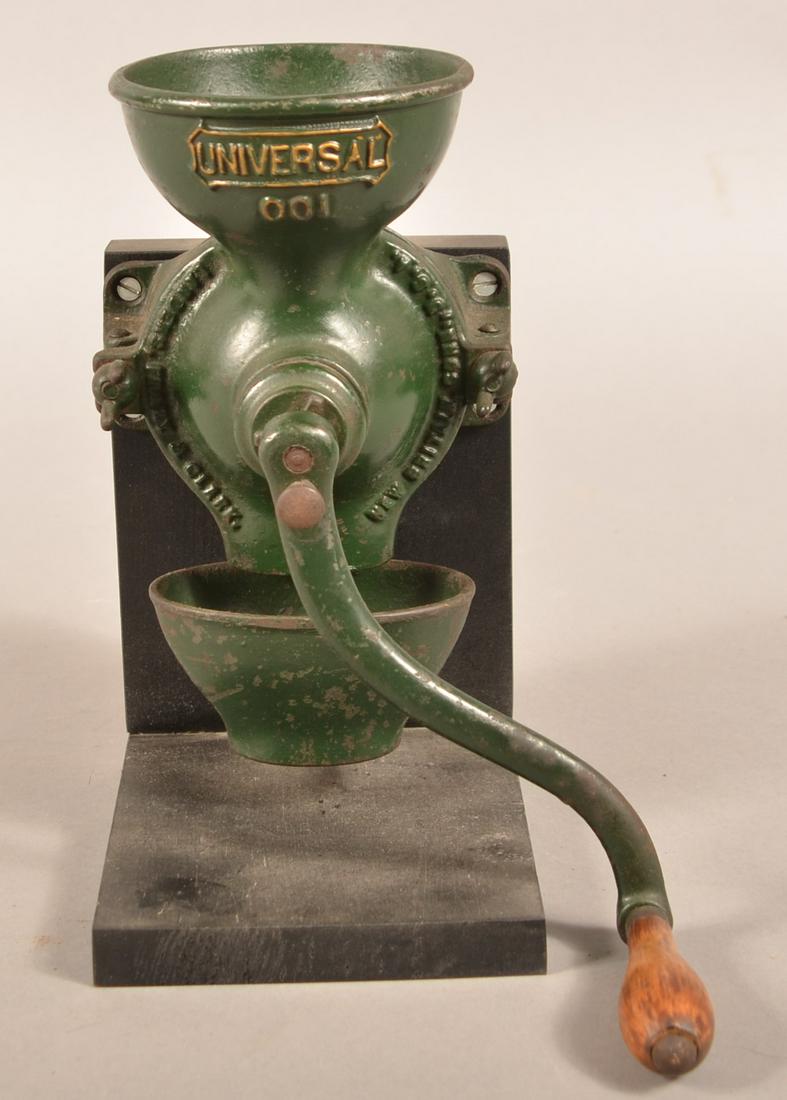 Antique Cast Iron Universal 001 Coffee Mill. (1 of 2)