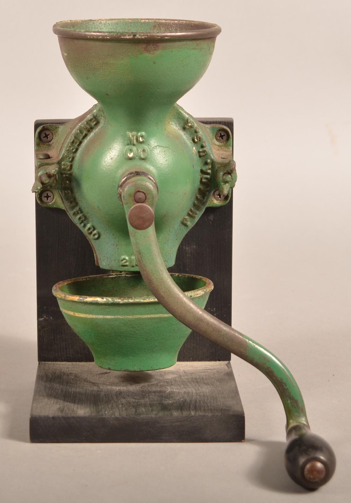 Enterprise No. 00 Cast Iron Wall Mount Coffee Grinder. (1 of 3)