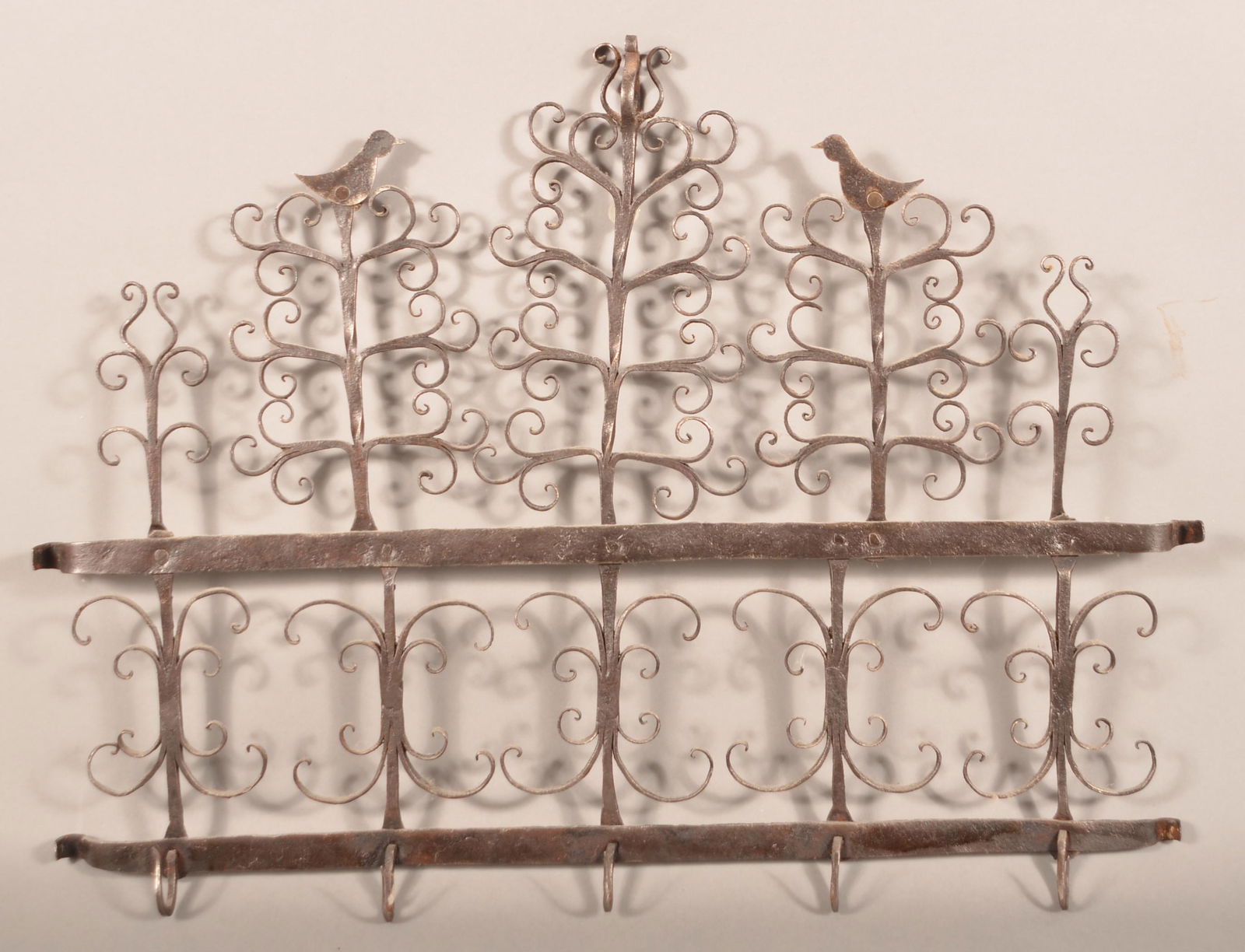 19th Century Wrought Iron Game Rack. (1 of 6)