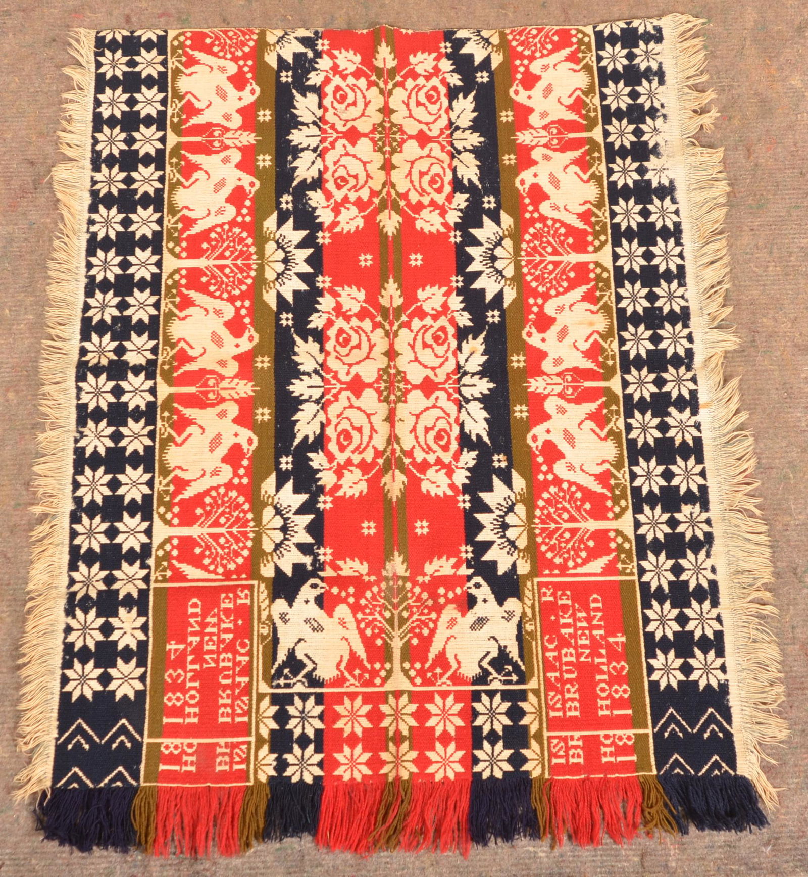 Rare Isaac Brubaker, New Holland, PA 1834 Crib (1 of 6)