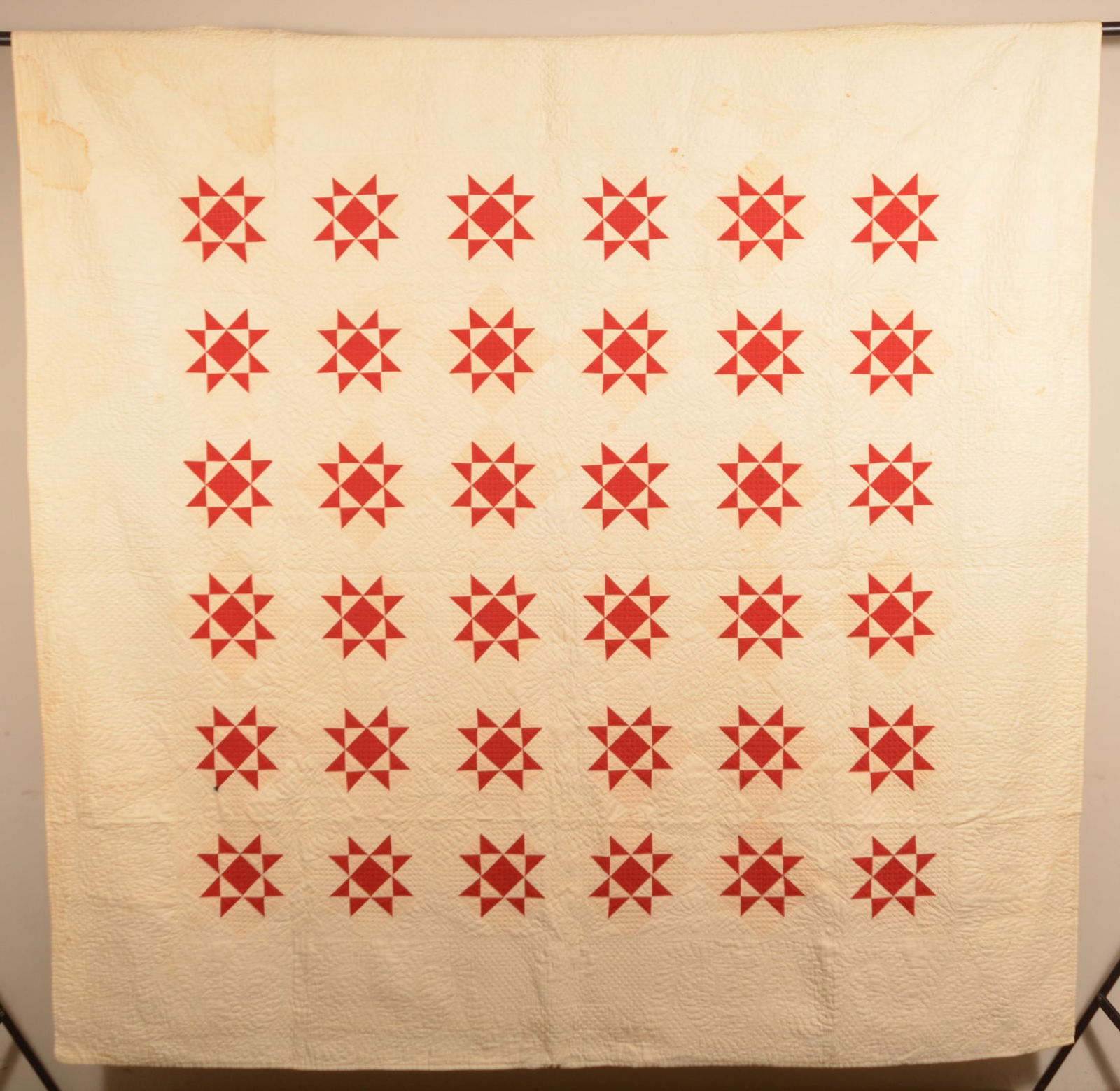 Diamond in Star Pattern Patchwork Quilt. (1 of 4)