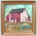 851: Davies Farm Scene Oil on Wood Panel depicting ston