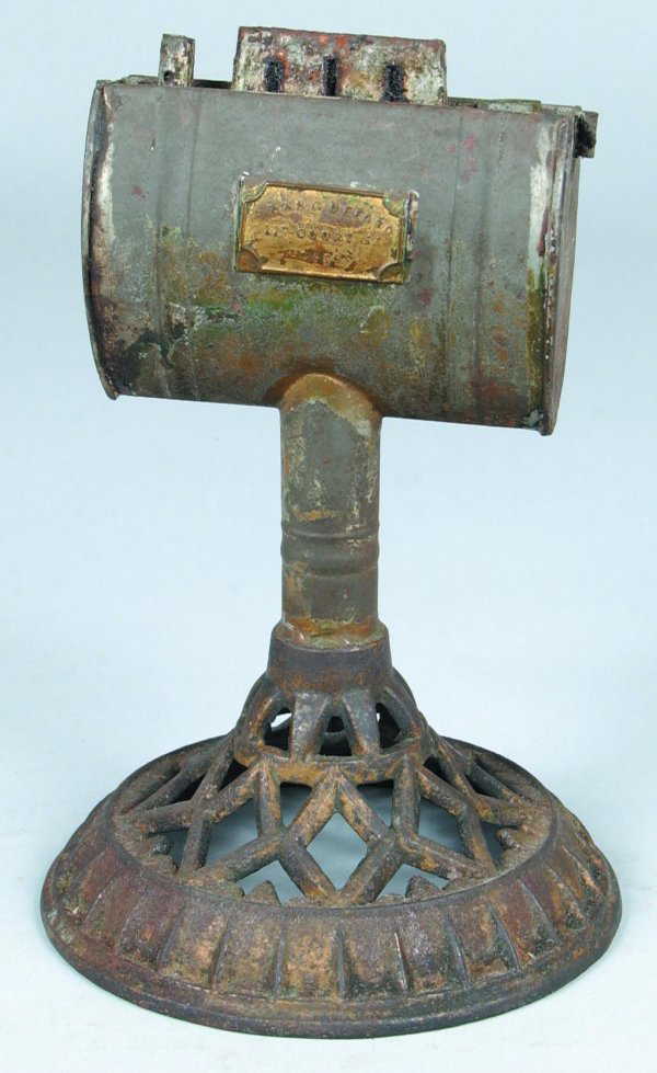 5 Kinnear Patent LardOil Lamp Manufactured by S.N.