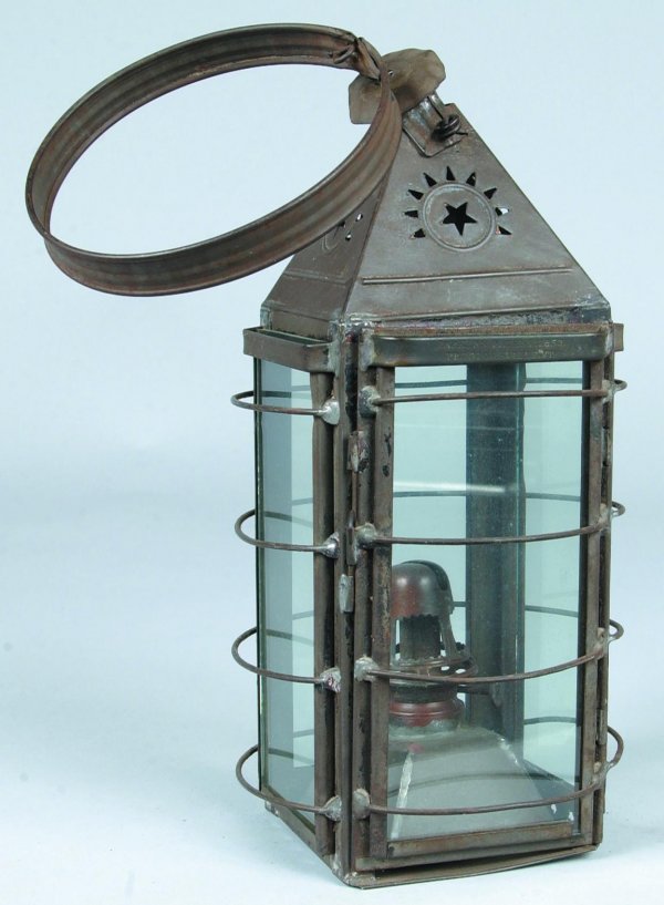 Tin All Purpose Kerosene Lantern marked "Parker's P