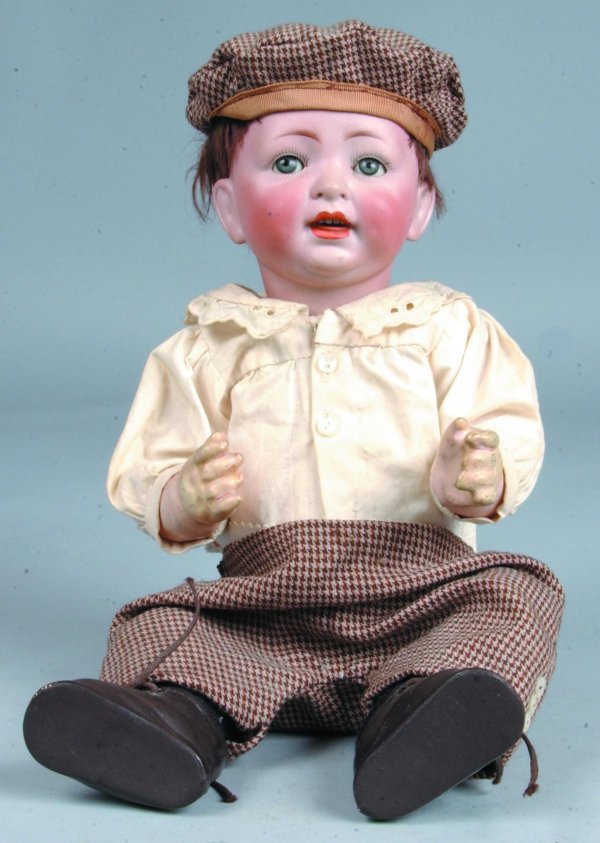 J. D. Kestner Character Boy Doll with bisque head 
