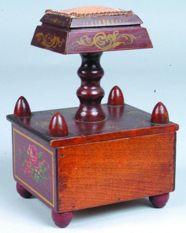 Pennsylvania Late 19th Century Sewing Stand with p - 2