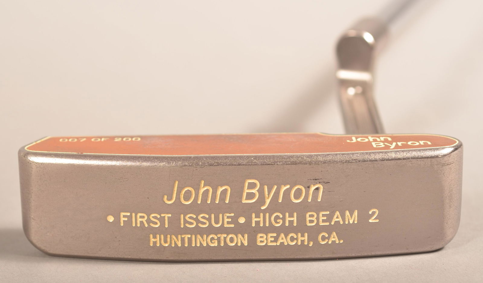 John Byron Copper Face 7 of 200 Putter (1 of 6)