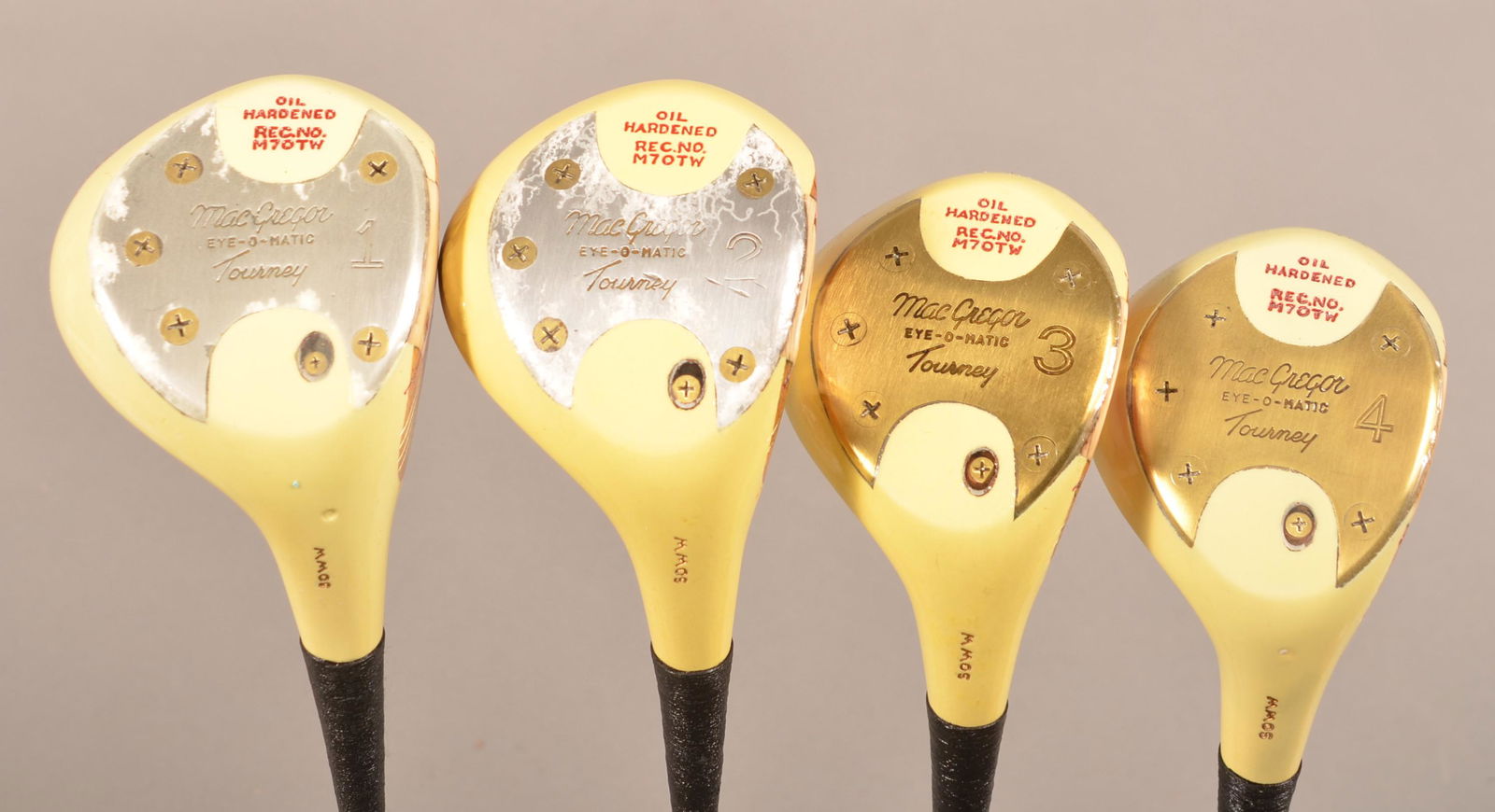 4 Clubs; MacGregor M70TW White Blaze 1-2-3-4 Woods (1 of 6)