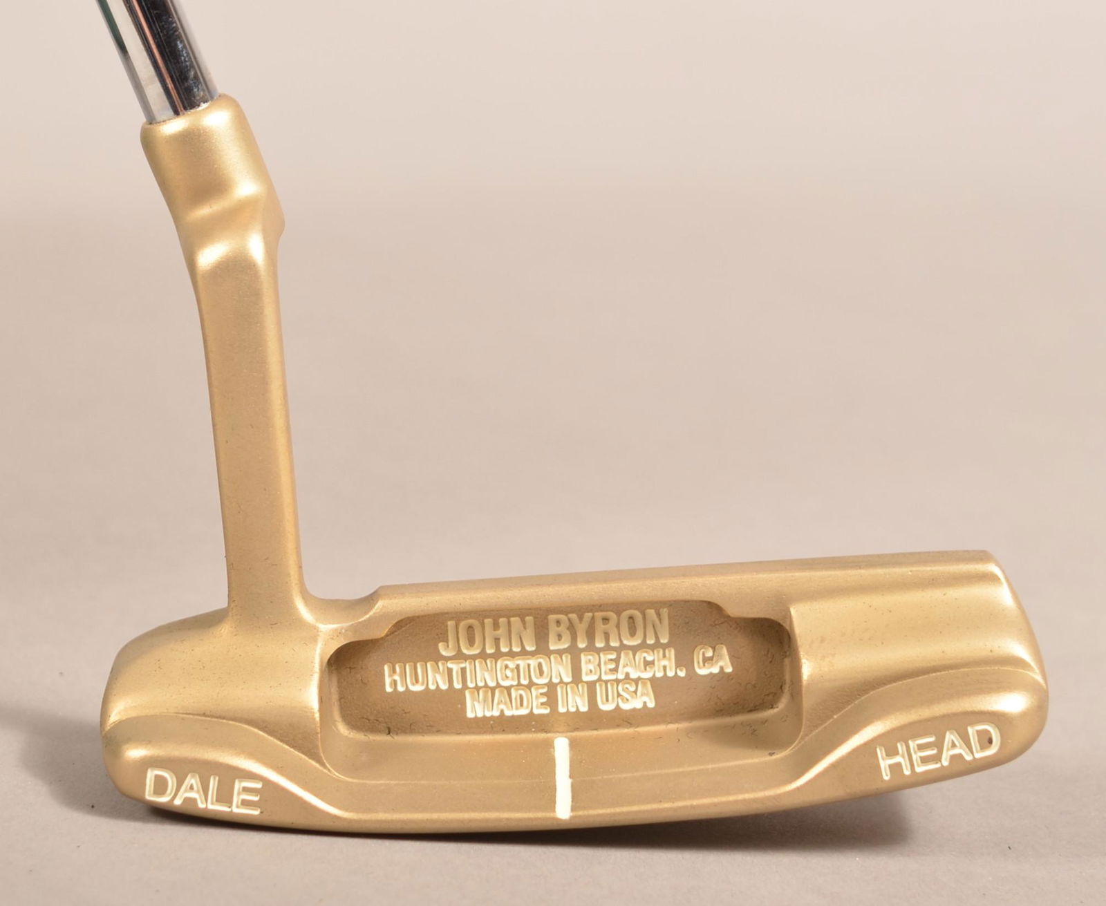 John Byron Golf Dale Head Bronze Putter (1 of 5)