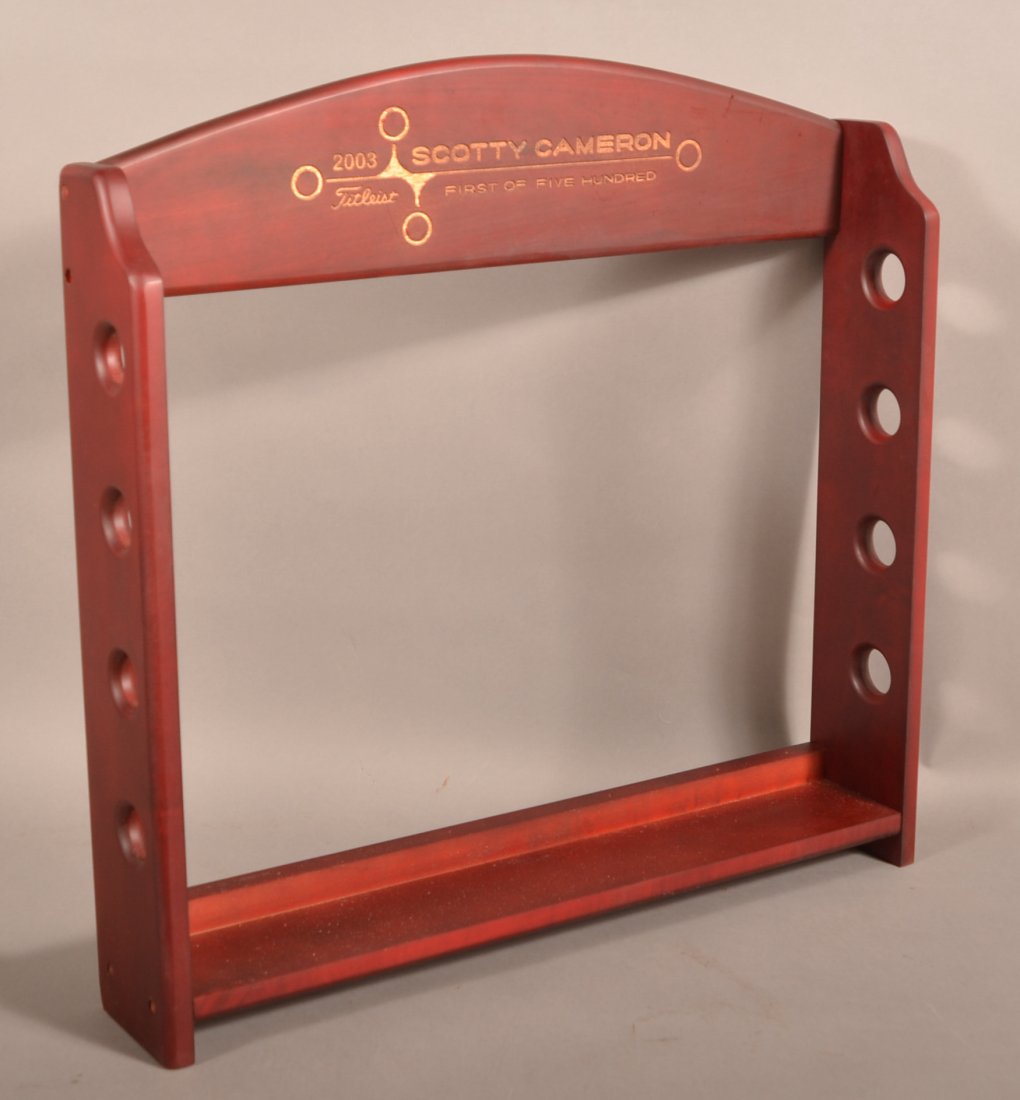 2003 Scotty Cameron Titleist Golf Putter Wall Rack (1 of 3)