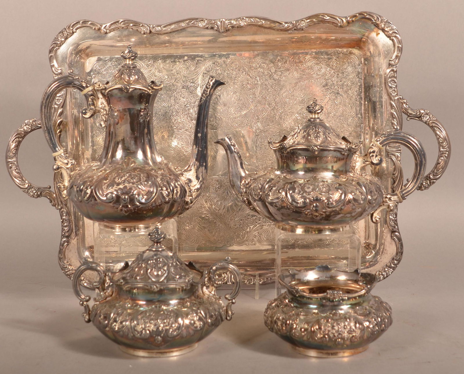 Wilcox 4-Piece Coffee and Tea Service (1 of 4)