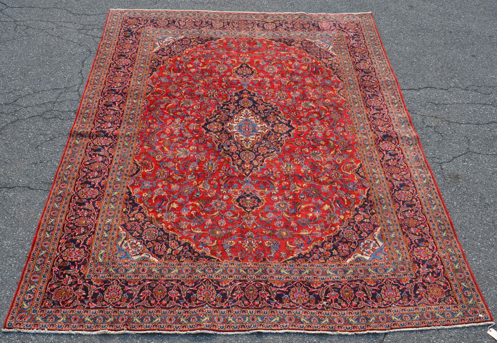 Vintage Floral Pattern Oriental Room Size Rug (1 of 11)