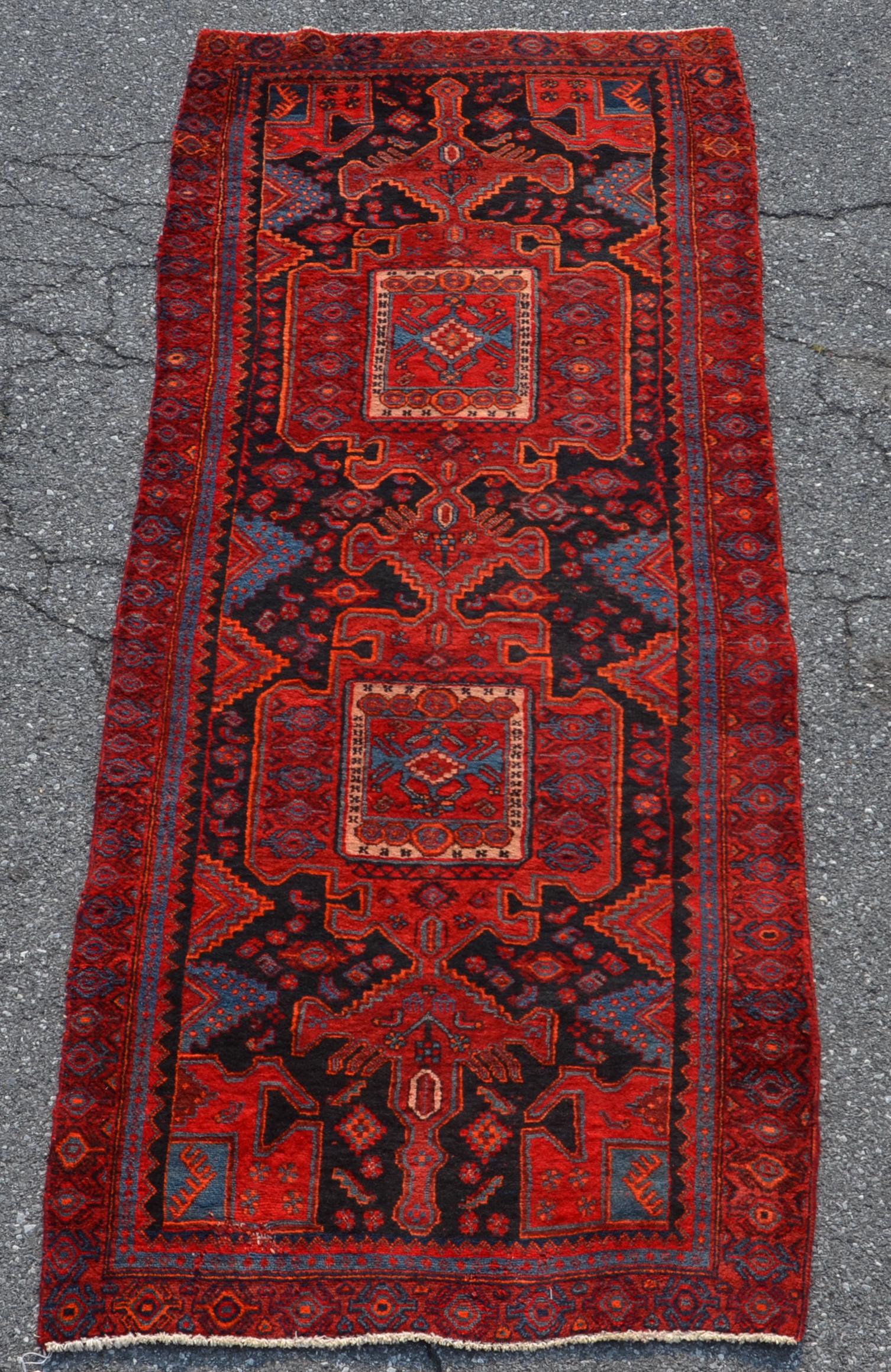 Antique Floral/Geometric Oriental Area Rug (1 of 9)