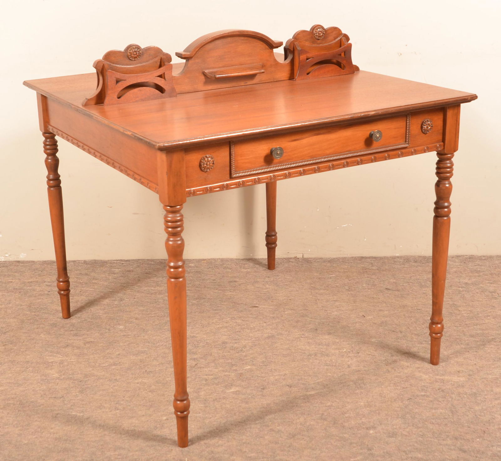 Sheraton Style Mahogany Partner Desk (1 of 4)