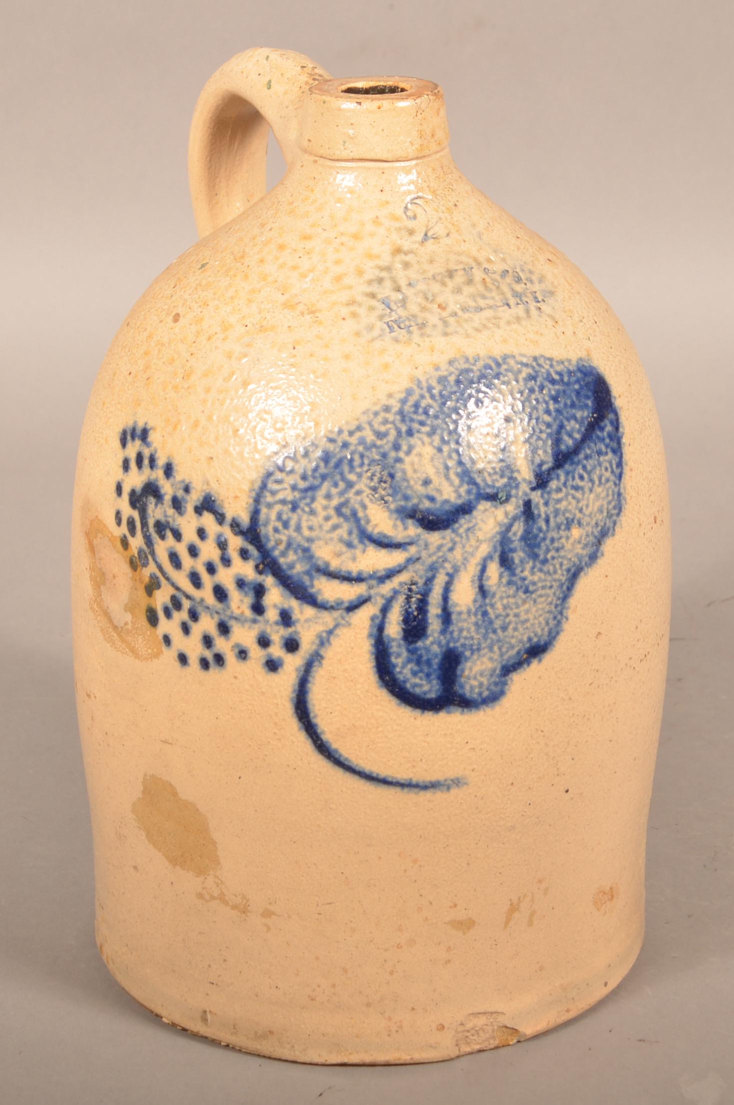 New York Stoneware Two Gallon Jug. (1 of 4)