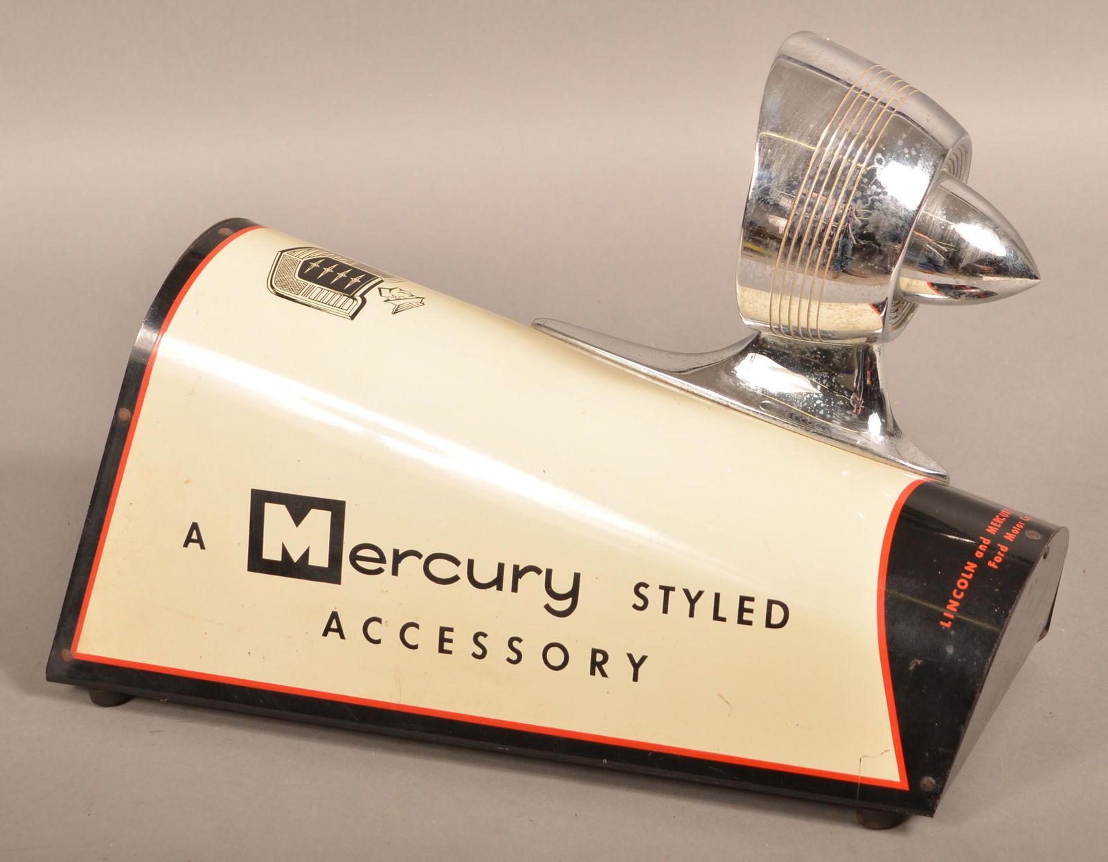 Vintage Mercury Rear View Mirror Dealer Display. (1 of 5)
