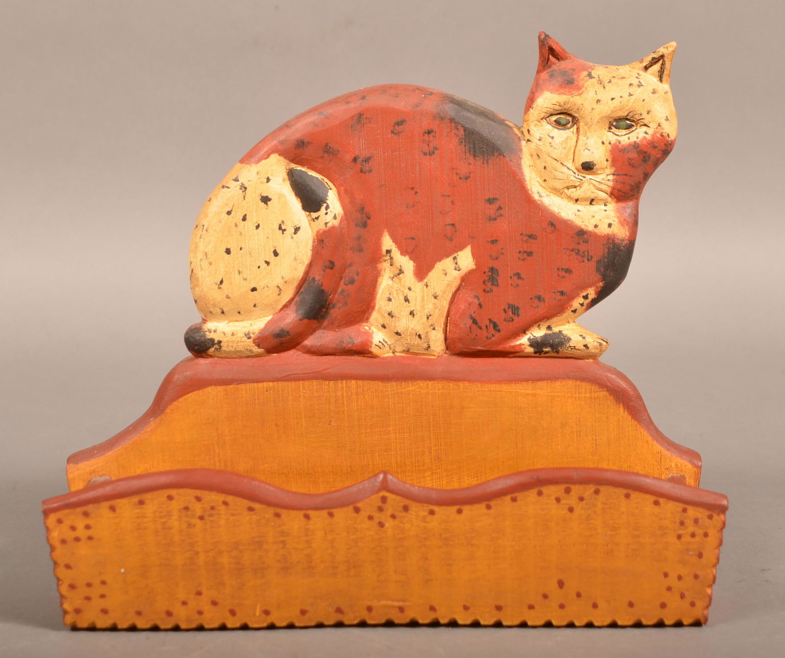 1982 Walter J. Gottshall Contemporary Folk Art Carving. (1 of 4)