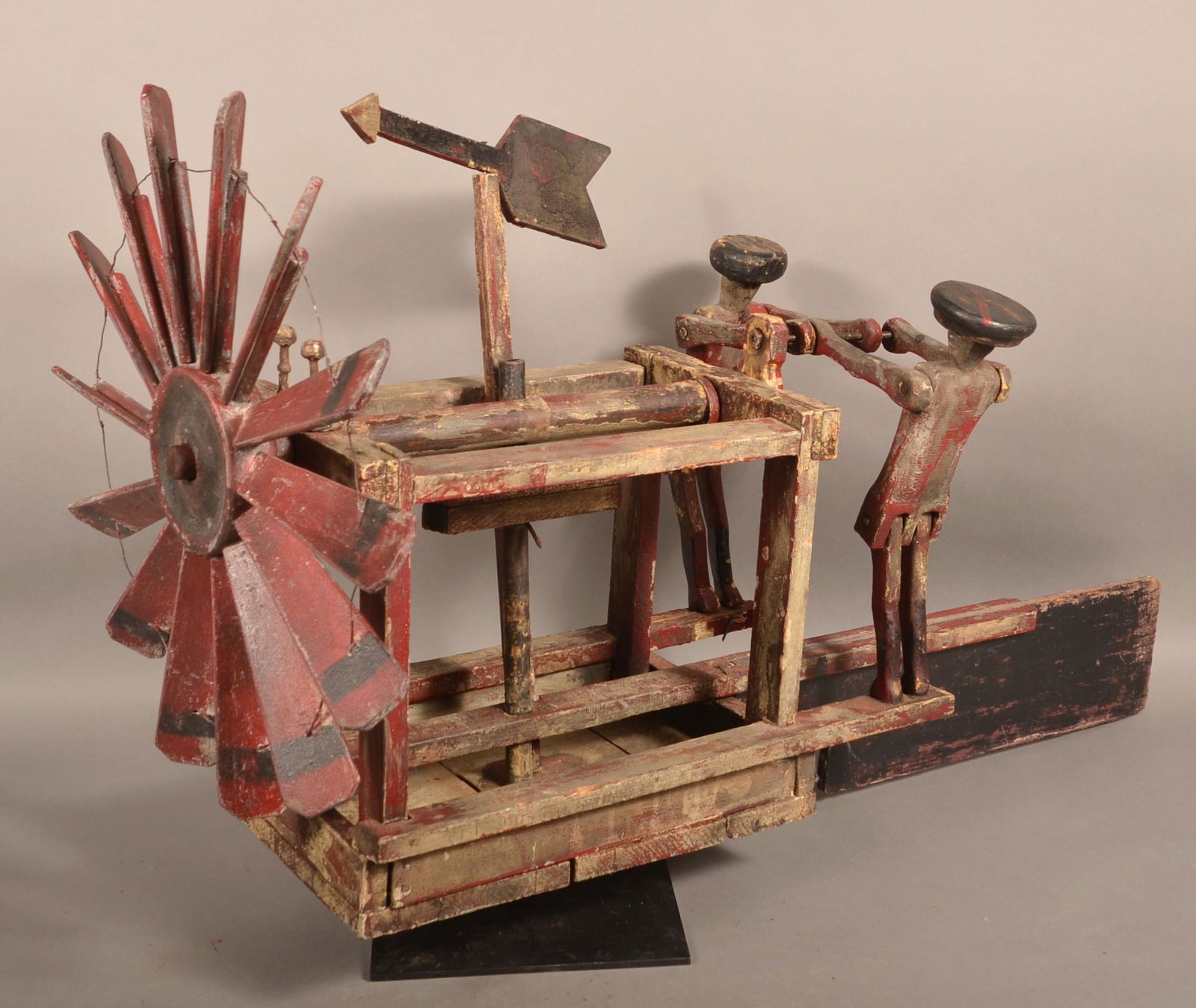 Antique/Vintage Folk Art Painted Wood Whirligig. (1 of 6)