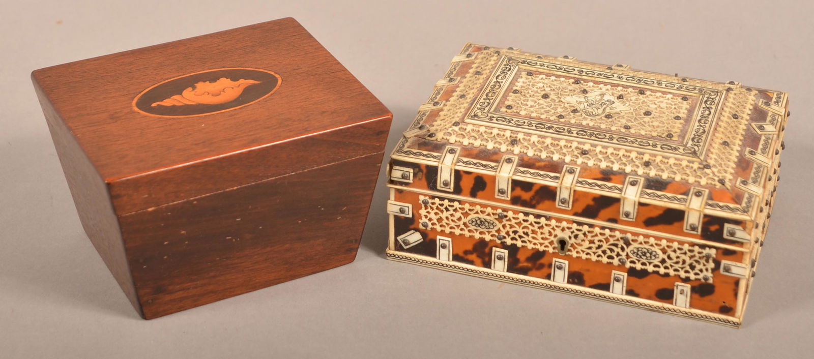 Two Various Antique Boxes. (1 of 5)