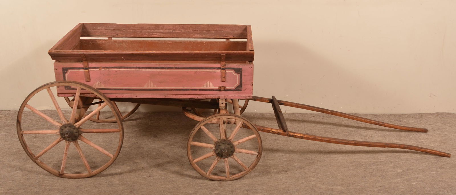 Pennsylvania 19th Century Child's Goat Wagon. (1 of 7)