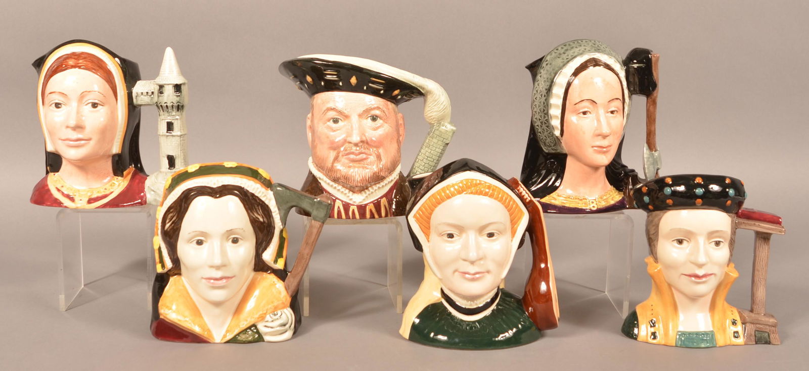 Six Large Royal Doulton Mugs. (1 of 3)