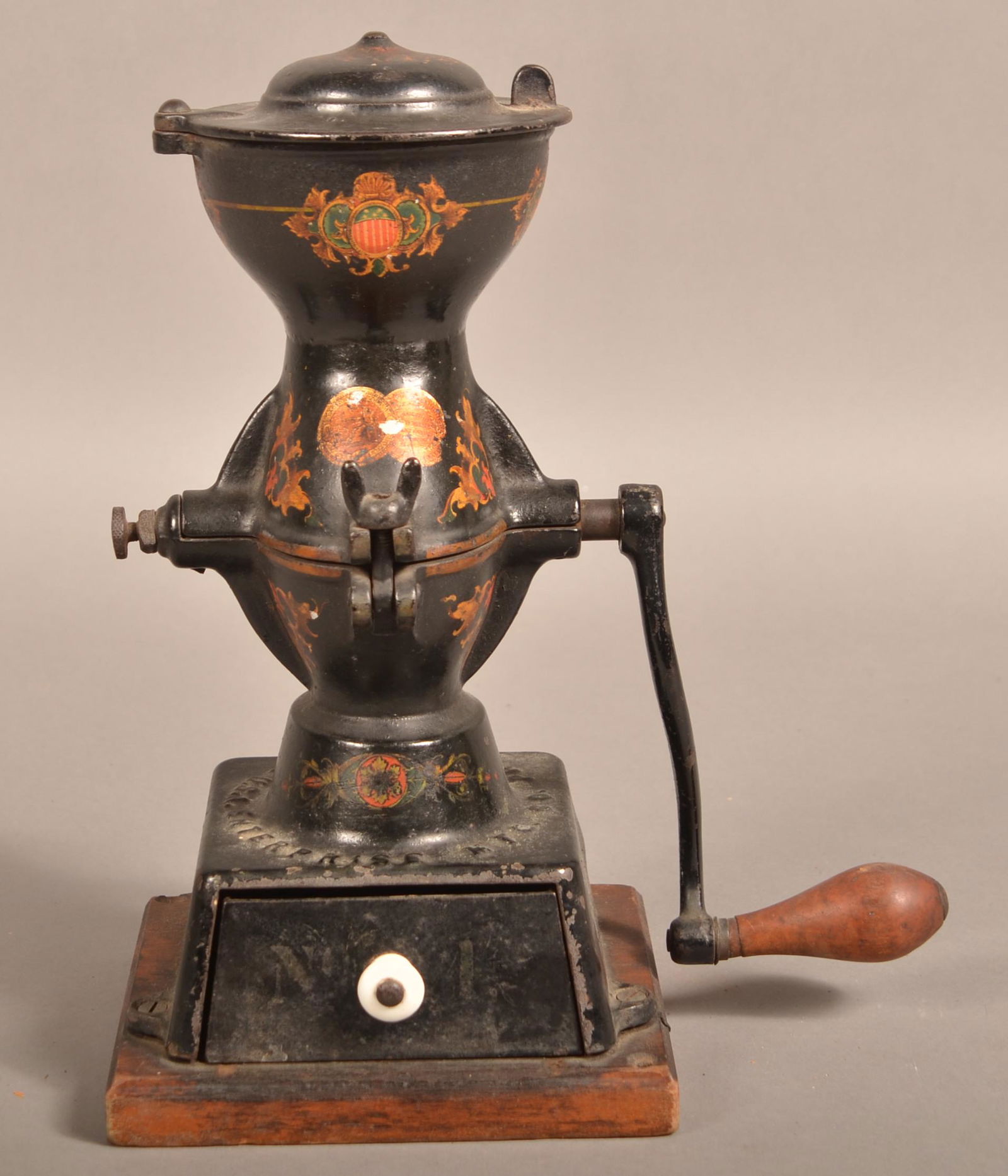 Enterprise No. 1 Cast Iron Coffee Grinder. (1 of 4)