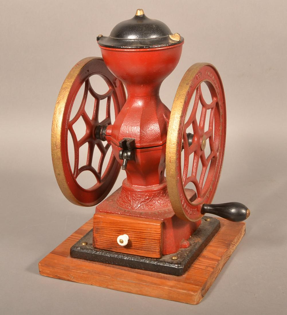 National Specialty Mfg. Co. Cast Iron Coffee Grinder. (1 of 5)