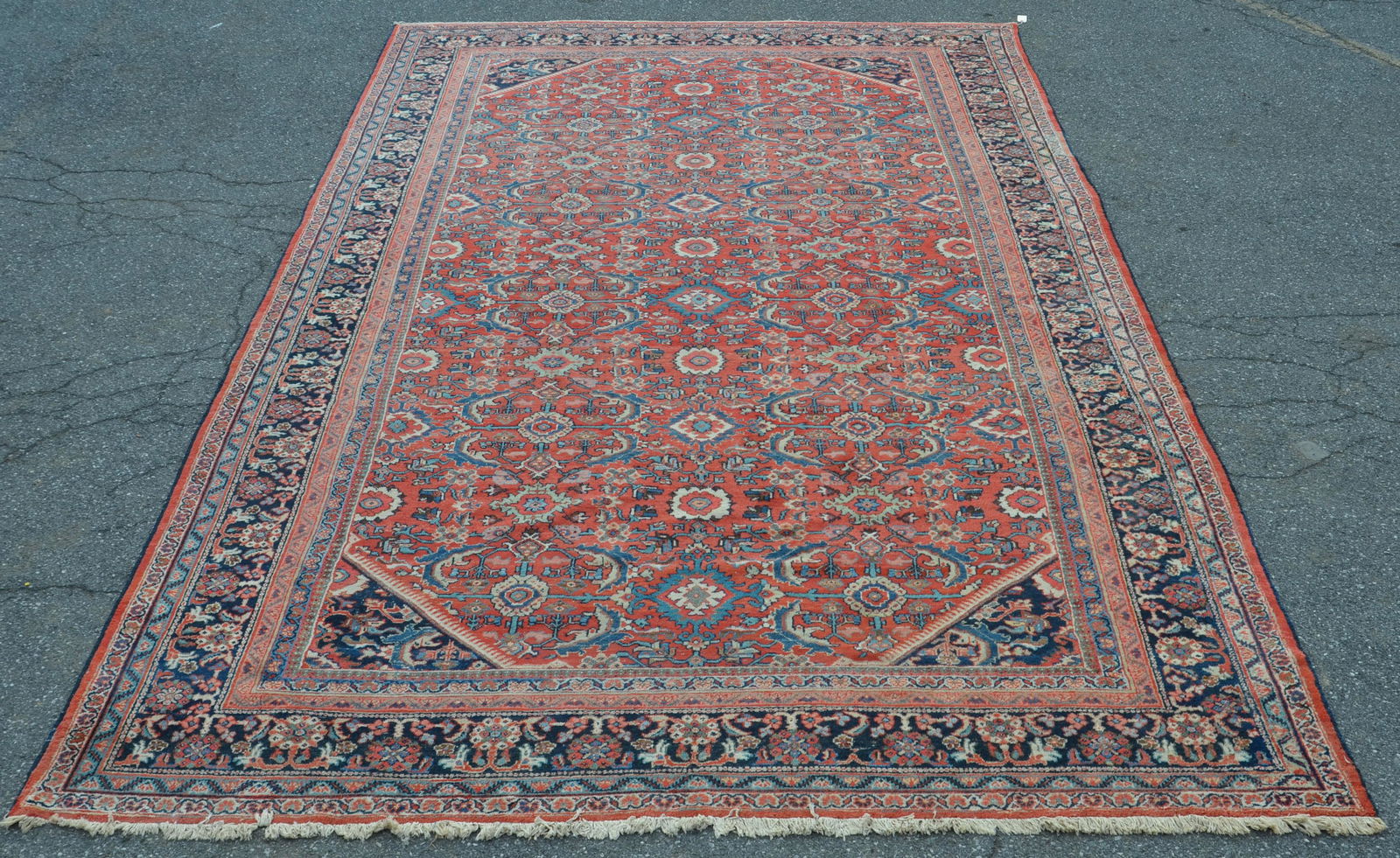 Antique Floral Pattern Oriental Room Size Rug. (1 of 10)