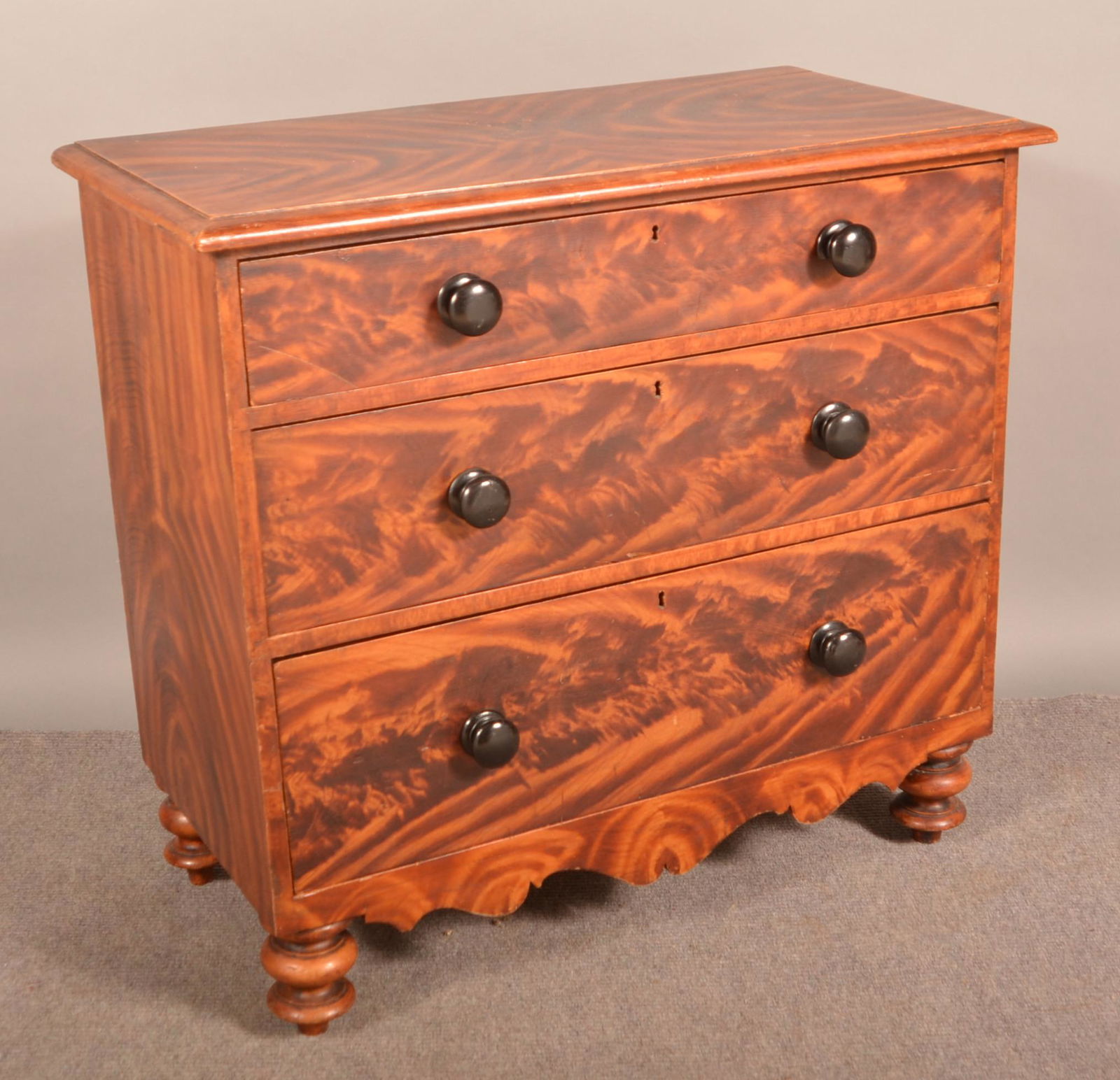 Country Federal Softwood Chest of Drawers. (1 of 4)