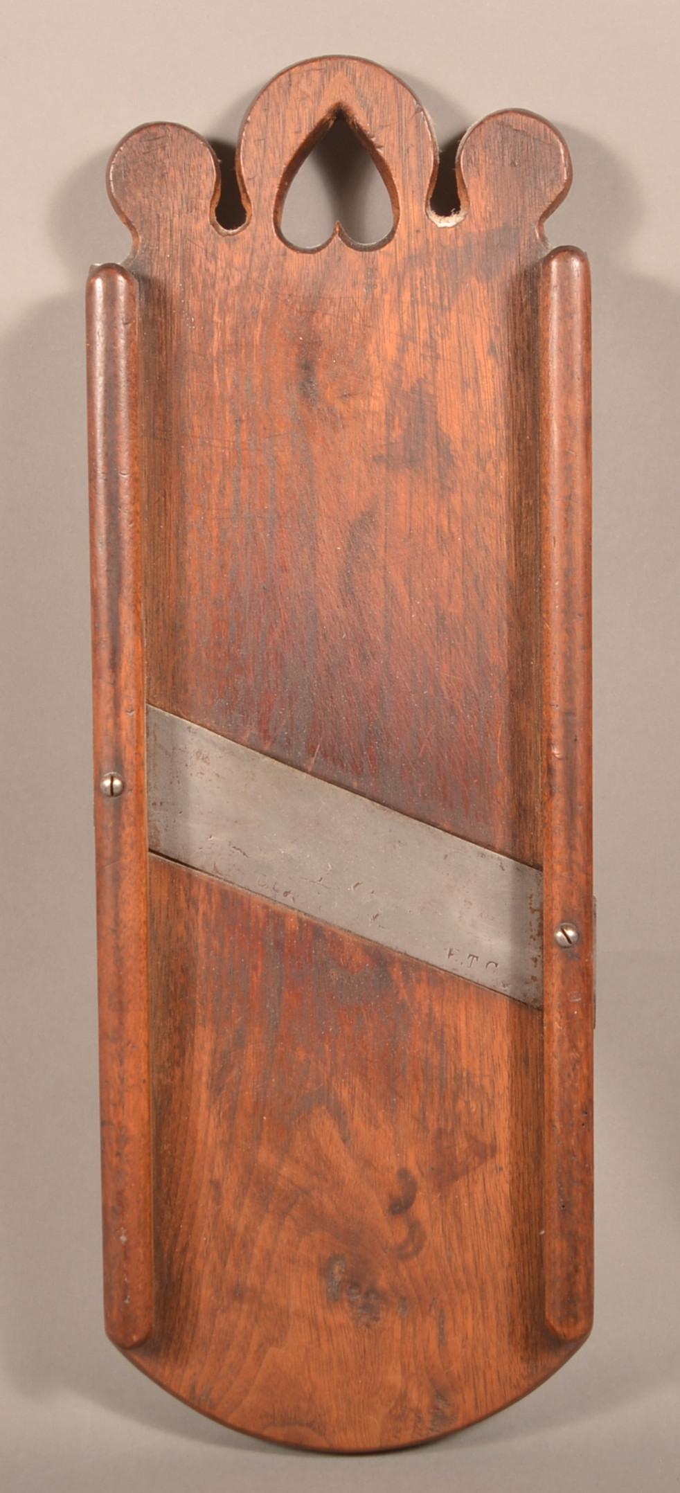 Pennsylvania 19th Century Walnut Slaw Board. (1 of 4)
