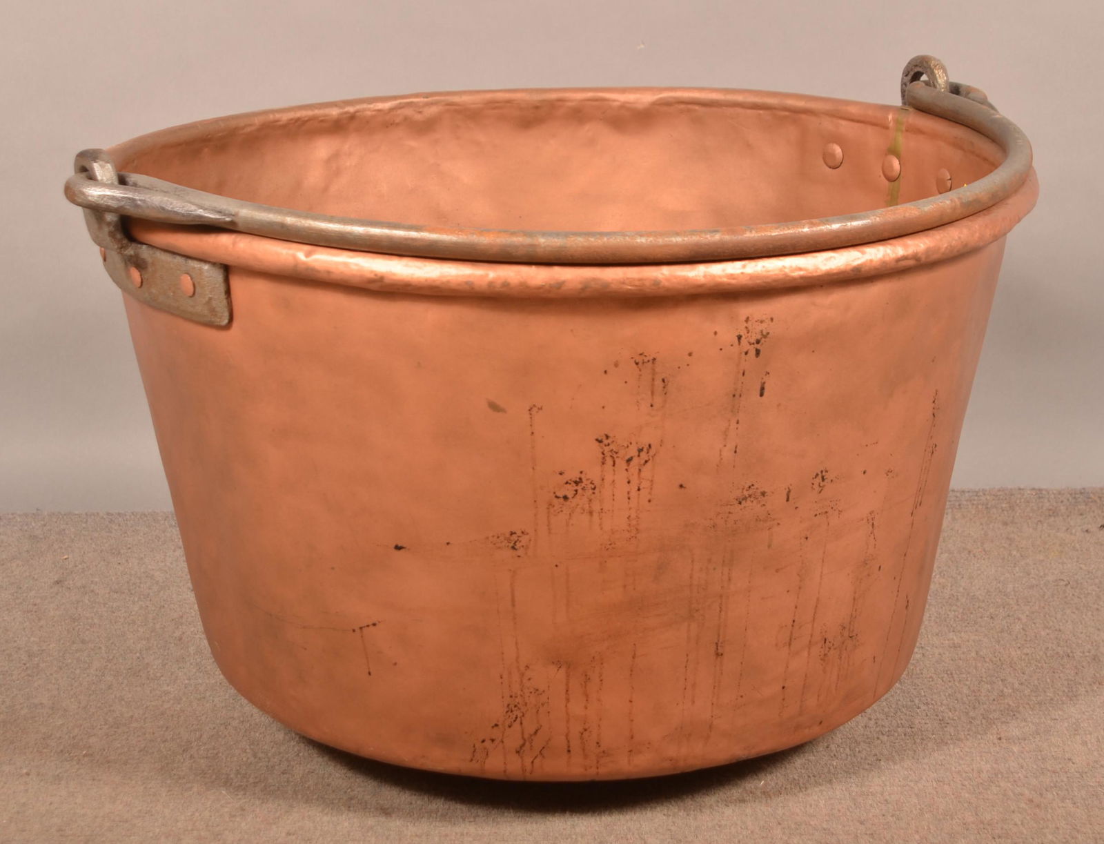 Pennsylvania 19th Century Copper Apple Butter Kettle. Jan 08, 2022