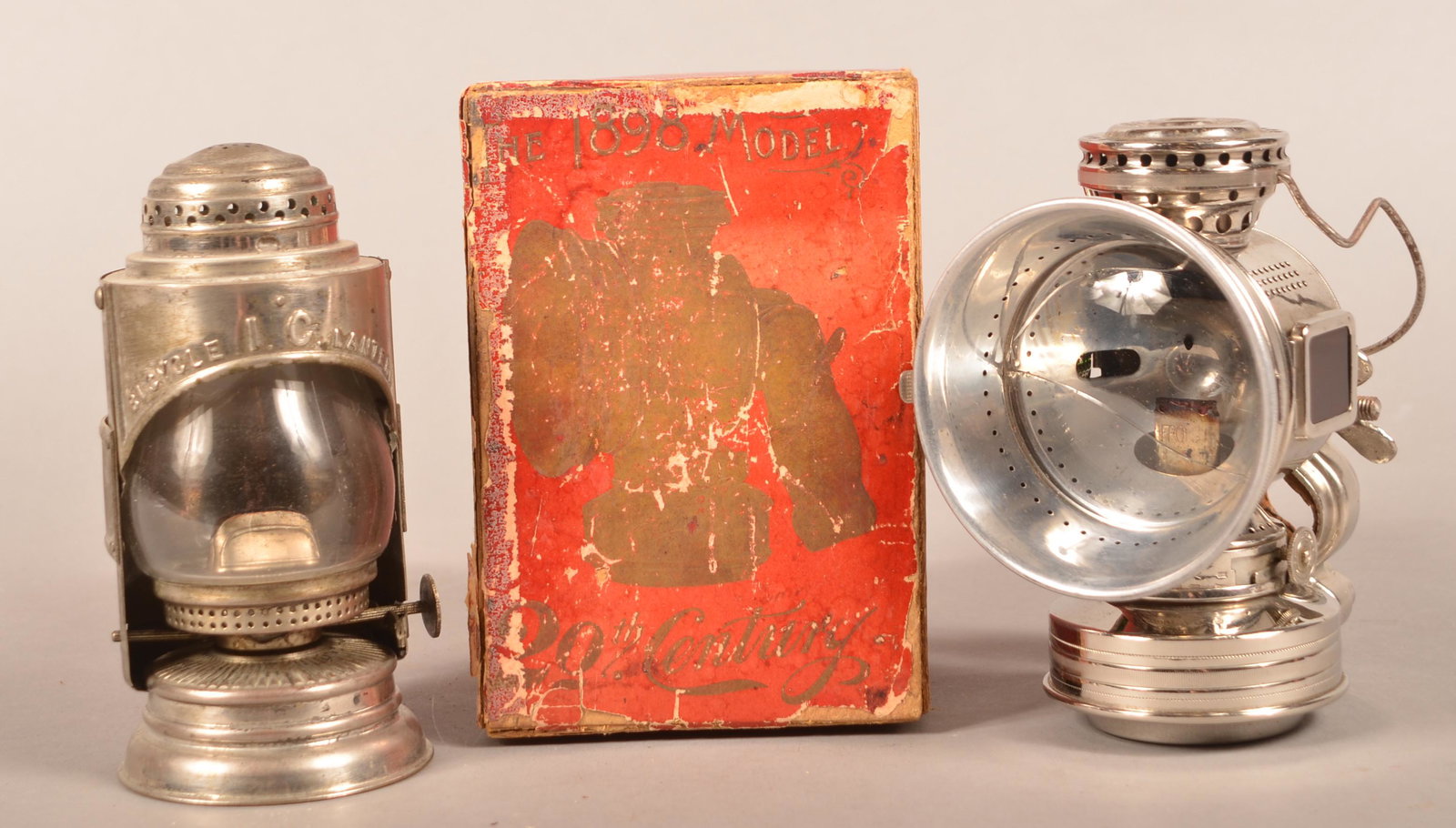 Two Antique Bicycle Lanterns. (1 of 7)