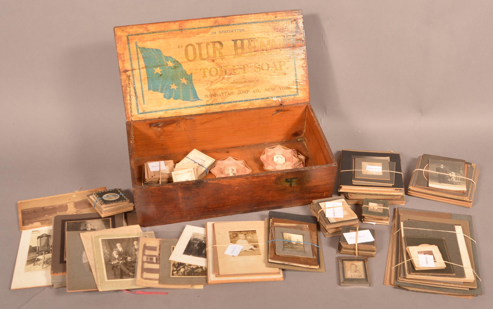 Lot of Cabinet Card Photographs. (1 of 4)