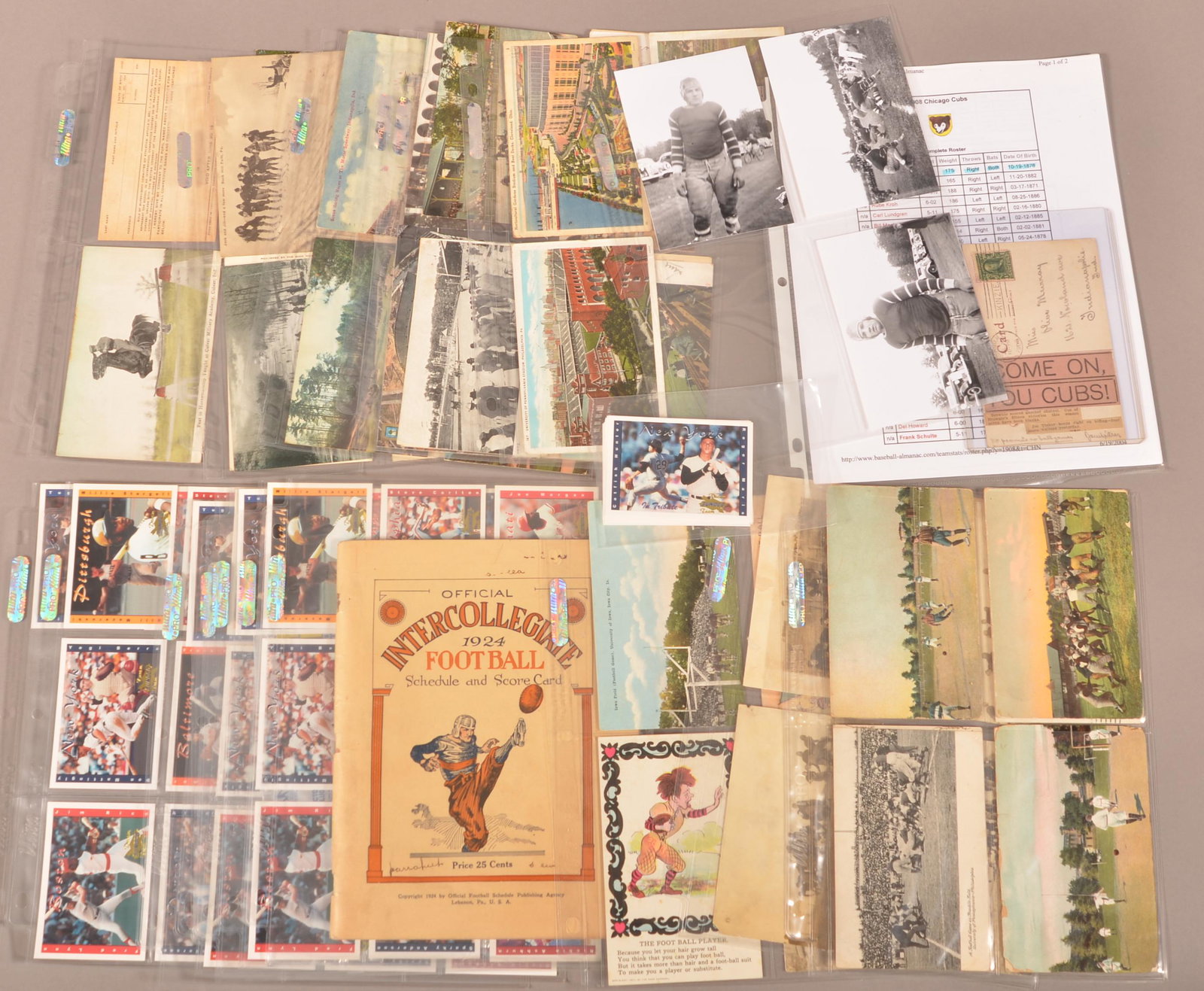 Postcard Lot-Sports Related. (1 of 3)