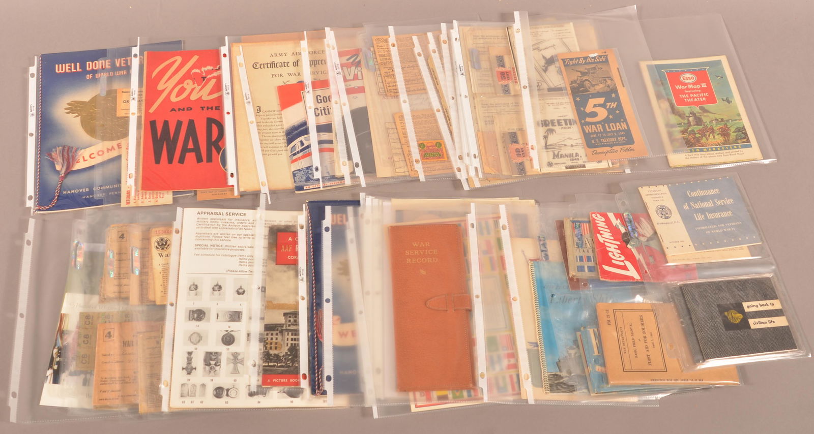 World War II Related Ephemera, Rations, etc. (1 of 2)